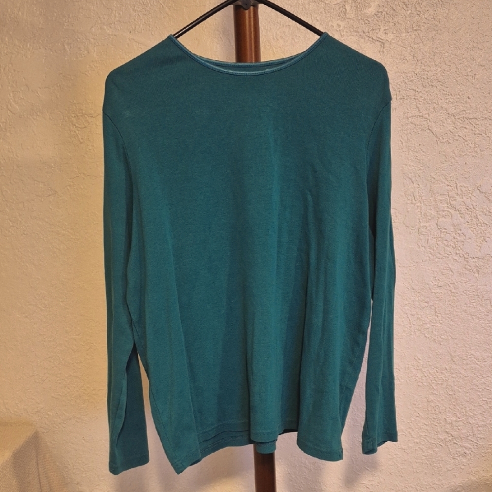 Teal Long Sleeve Women's Top